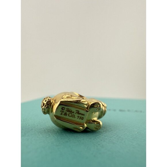 Tiffany & Co. Paloma Picasso Rabbit Zodiac Charm 18k Yellow Gold 8.3g Rare - Picture 8 of 10